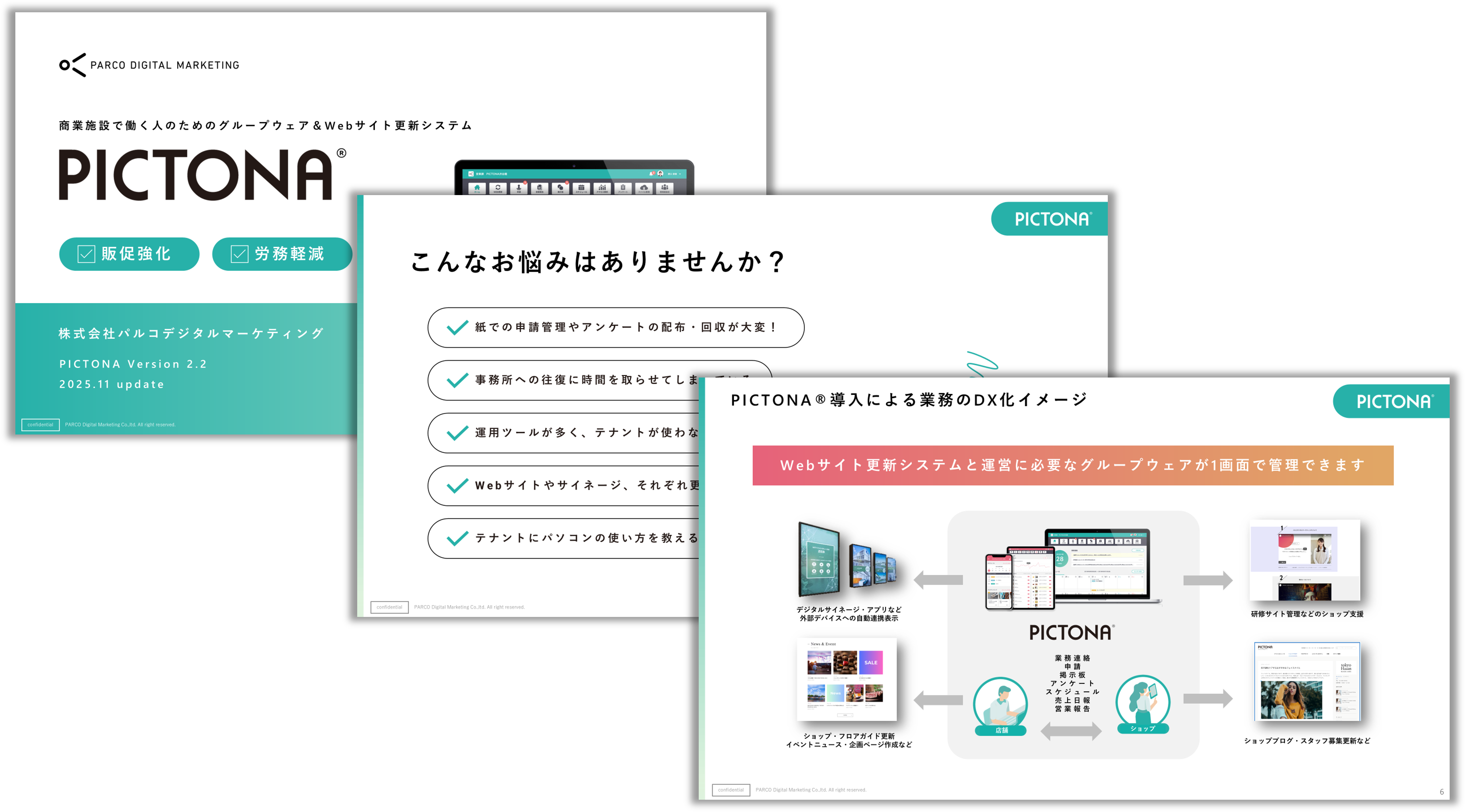 Webサイト更新＆グループウェアシステム「PICTONA」のご紹介